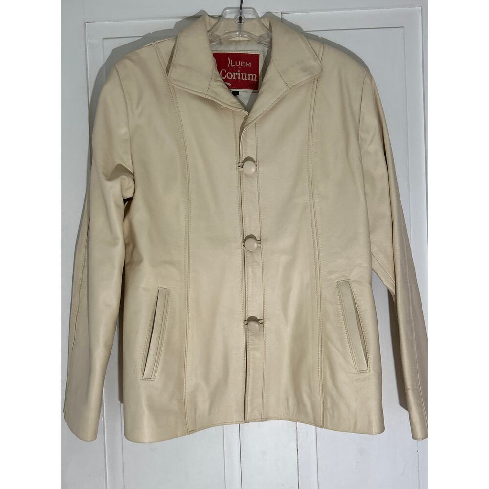 Corium leather blazer